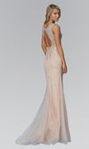 VESTIDO LARGO L2154 BEIGE