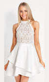 VESTIDO CORTO C2346 BLANCO