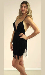 VESTIDO CORTO C5043F NEGRO