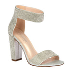 SANDALIA DE FIESTA CELINA-16 PLATEADO