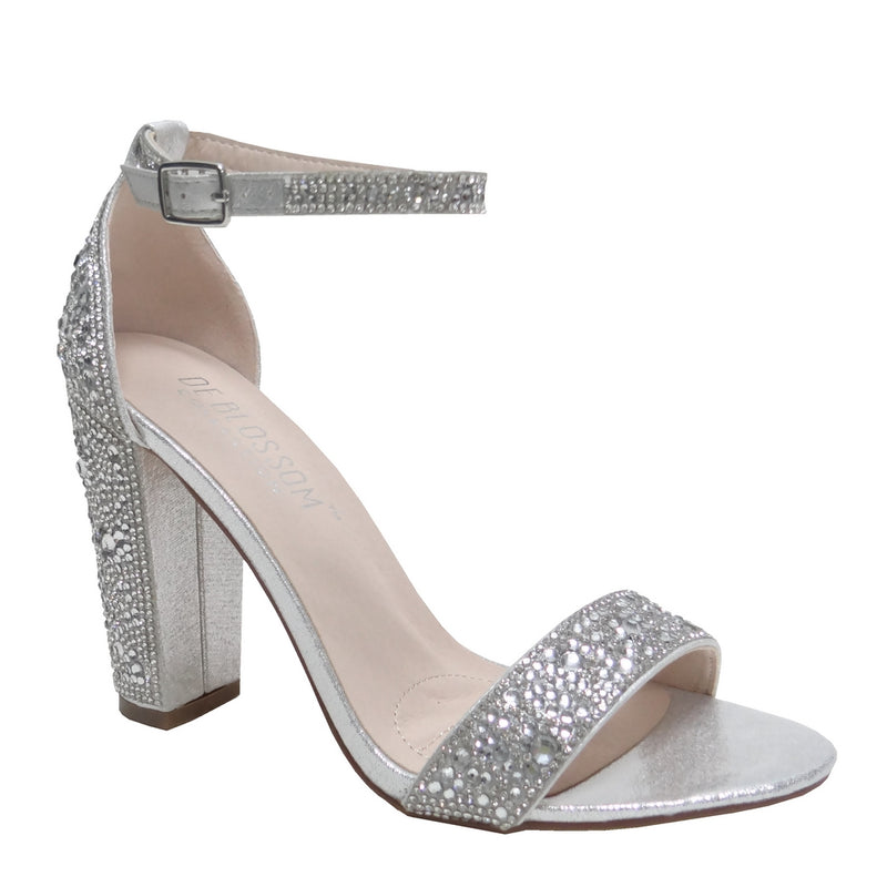 SANDALIA DE FIESTA CELINA-29A PLATEADO