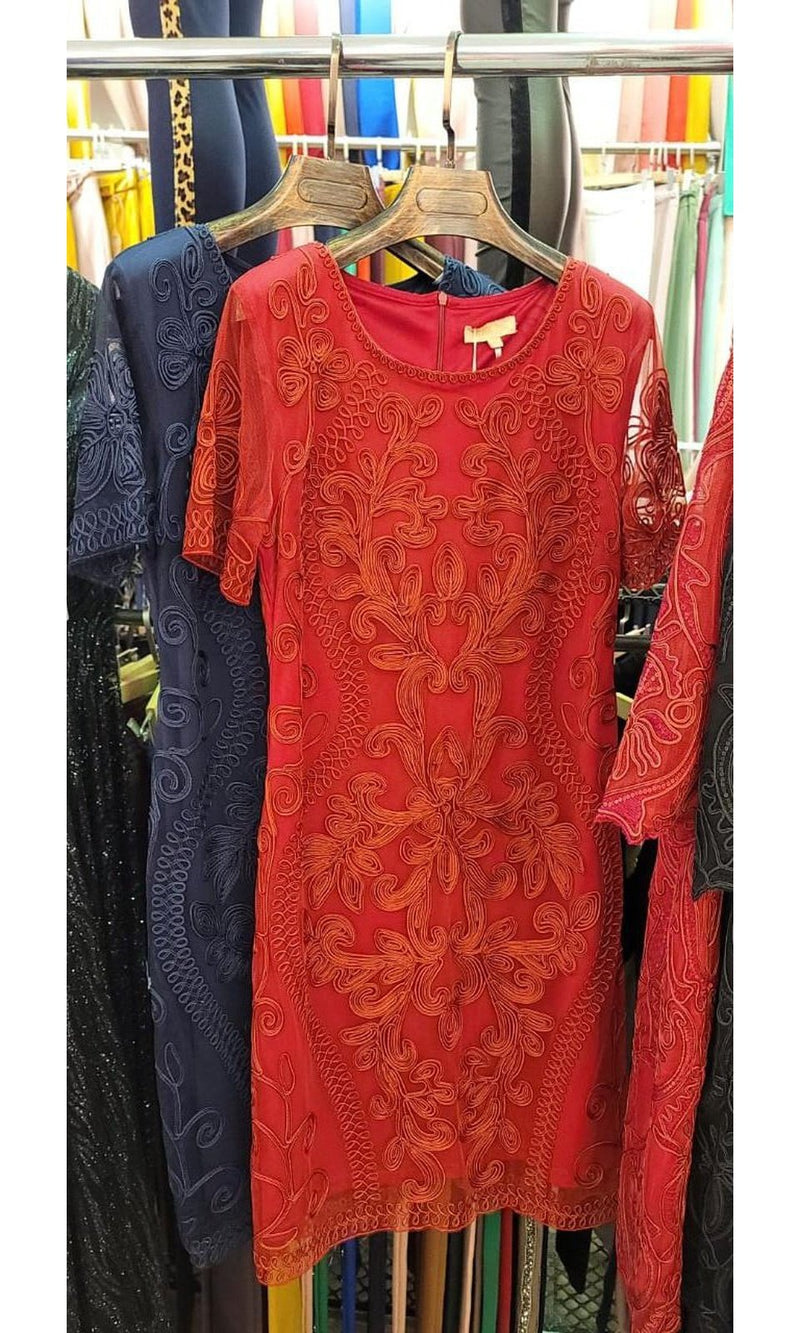 VESTIDO DE FIESTA MEDIO M11024 PLUS SIZE