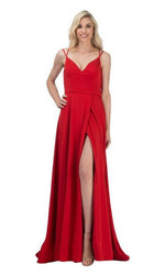 VESTIDO LARGO L6009 ROJO