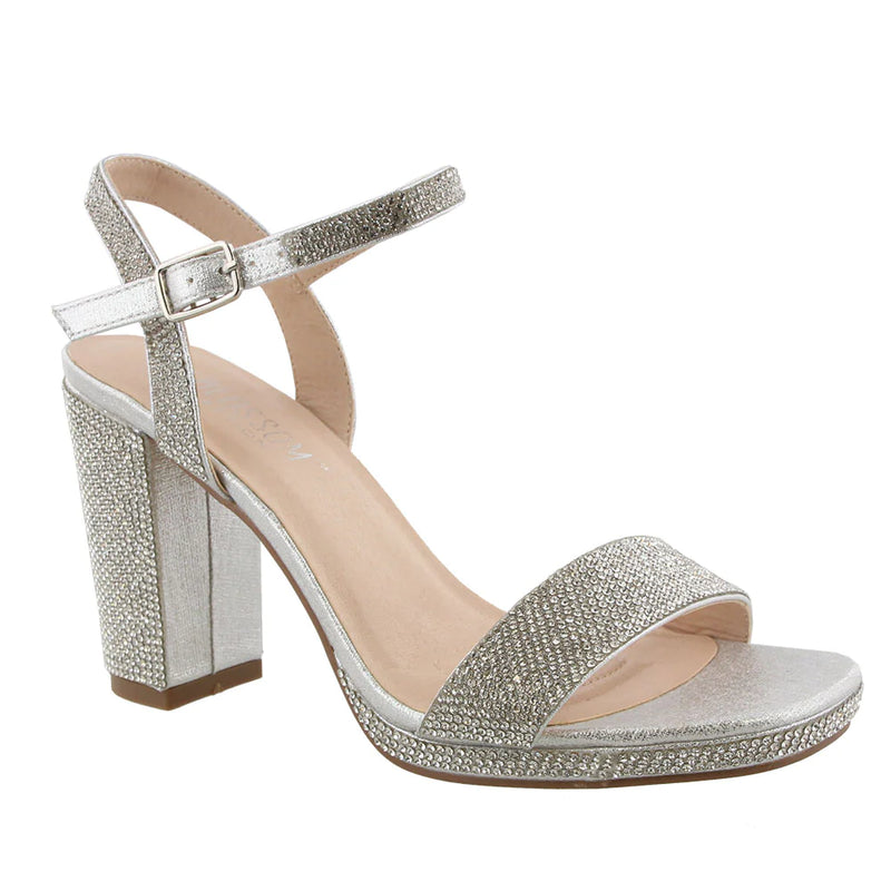 ZAPATO DE FIESTA MORITA-1 PLATEADO
