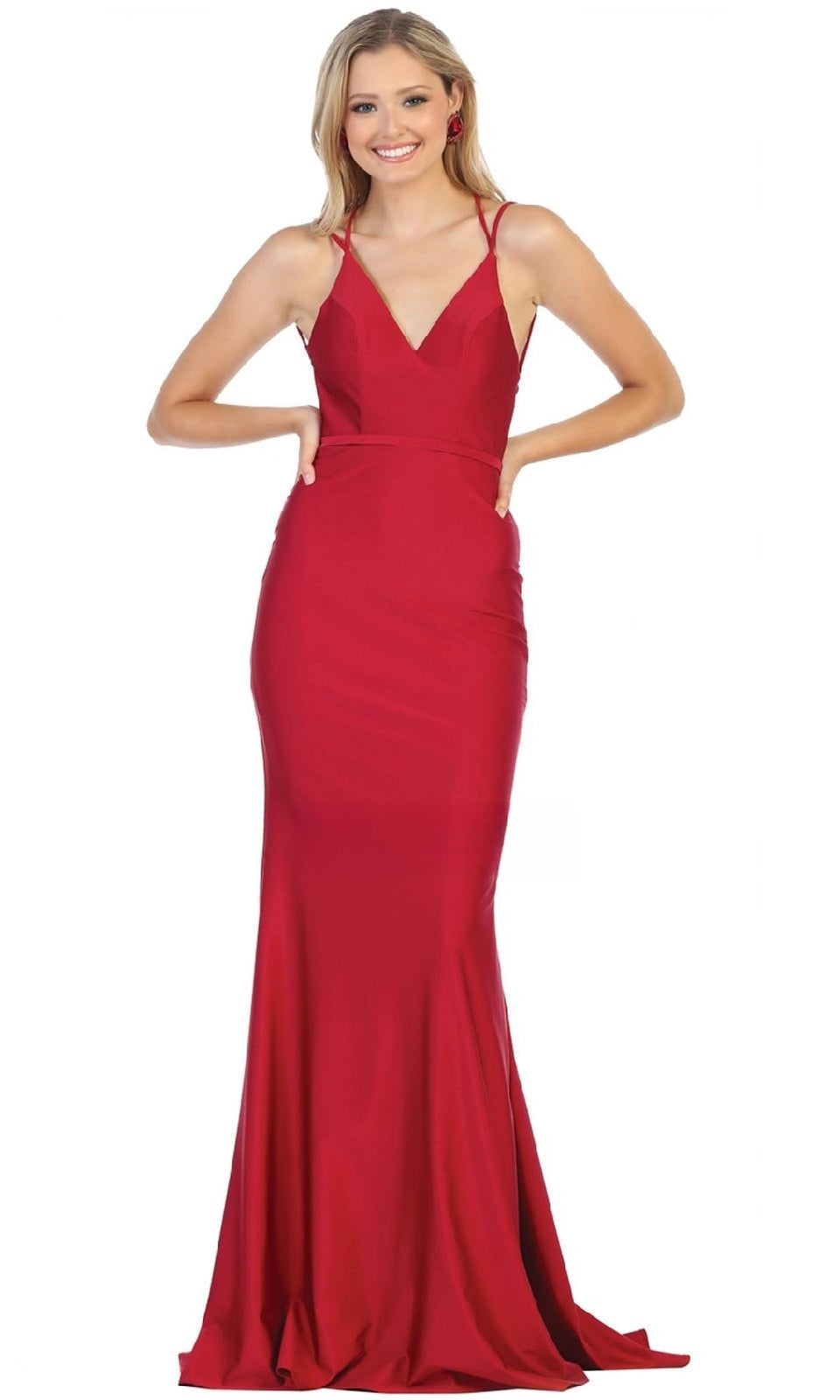 VESTIDO LARGO L1720 BURDEO