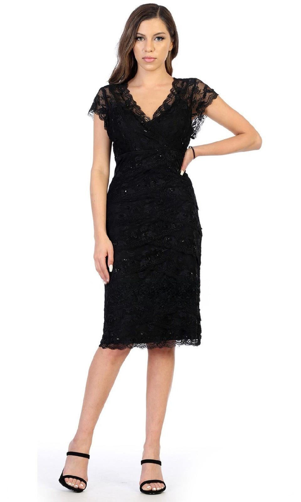VESTIDO MEDIO M974 NEGRO