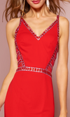 VESTIDO LARGO L1359 ROJO