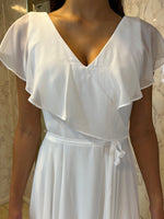 VESTIDO LARGO L1629 BLANCO