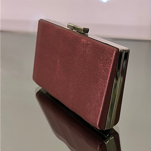 CARTERA ONDAS ROJO OSCURO