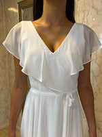 VESTIDO LARGO L1629 BLANCO